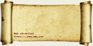 Olga Vranjković vizit kartica